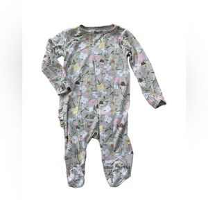 Magnetic Me Size 0-3 Months Portabella Posie Footie Modal Blend Sleeper Pajamas